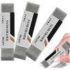 Generic Gomme professionali impastate - da cancellare | 3 pezzi Precise Art Gum Eraser | Non abrasivo, a prova di sbavature Forniture per la preparazione degli esami disegno tecnico