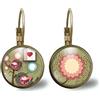 So Sweet Orecchini cabochon la stagione dell'amore - Regalo di Natale per idea regalo moglie - San Valentino-regalo di compleanno (ref.48).