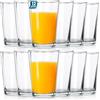 Vilde Set di bicchieri da acqua, 12 pezzi, 200 ml | set di bicchieri per bevande fredde, lavabili in lavastoviglie, bicchieri in vetro trasparente per acqua, limonata, cocktail