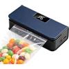 Generico Mini Sigillatrice,Senza Fili Display LED Portatile e Ricaricabile - Macchina Sigillatrice Per Sacchetti Alimentari Snack | Per Congelatore Snack Freschezza Degli Alimenti Caramelle
