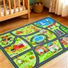 JynkZylphre Tappeto da Gioco per Bambini 80x120cm Tappeto da Gioco Antiscivolo Tappetino da Gioco Lavabile in Lavatrice a Pelo Corto per Decorare e Giocare Nella Cameretta dei Bambini -3