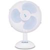 BEPER P206VEN230 Ventilatore da Tavolo, 3 Pale, Funzione Oscillante, 3 Velocità, Diametro 30 cm, 1,60 metri Cavo, Stile Moderno e Bianco