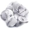 QinGoo Scrunchies per capelli in Organza Elastici per capelli da donna, accessorio per capelli-1 pezzo(grigio)