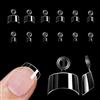 BWOOOWE 600 Pezzi Tip in Gel per Unghie Finte Corte Soft Gel Tips Ovali Tip in 12 Misure Ricostruzione Punte per Ovali Corte Estensione Unghie Manicure Salone e Casa (B)