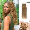 Renyarch Miracle Deep Wave Mini Knots Crochet Human Hair Bundles for Black Women 16 Pollici Crochet Human 50g 40c 27# Water Wave Wet and Wavy Invisible Knotless Curly Extensions