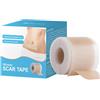 LYITZW 2 PCS Hydrocolloid Roll, Rotolo di Cerotti Idrocolloidali Nastro Idrocolloidale Autoadesivi, Tratta tutte le cicatrici Causate da Cesareo, Chirurgia, Ustioni, Cheloidi, Acne e Altro