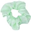 Blausky 4 elastici per capelli da donna, in raso, in seta, morbido elastico, per scrunchies, per capelli sottili e spessi, colore verde chiaro