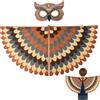 XIMEY Costume Gufo Bambino, Vestito Gufo Bambino, Costume Carnevale Uccello Bambini, con Maschera, per Costume Carnevale, Palcoscenico (B)