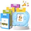 VISATOR Talking Flash Cards Schede Flash Cards Parlanti Flash Cards Flash Cards Bambini Giocattoli Educativi per Bambini 2 3 4 5 6 Anni Autismo Giochi Regali di Compleanno per Bambini Giochi Montessori(Blu)