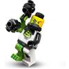 BRICK Flip Blacktron II Mutant, Lego Minifigure Serie 26 Space (Series 26 Space), Personaggio da collezione singolo, set completo con supporto e accessori, CMF (col26-12)