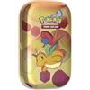 Pokémon 151 Mini Tin Dragonite e Vileplume - 2 Bustine Booster Scarlatto & Violetto con Moneta e Carta