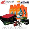 Repsol - Hiflo - Champion Tagliando HONDA XLV Varadero 1000 2003-2013 Kit Olio Repsol 10W40 Filtri Candele