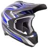 Stealth Casco stealth hd203 mx cross motard enduro quad blu taglia s