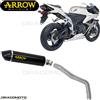 Arrow Scarico HONDA CBR 600 RR 2007 2008 ARROW ALU Nero CC INDY RACE