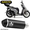Arrow Silenziatore HONDA SH 125 / 150 2016 ARROW ALU Nero URBAN