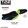 TPZ Italia SUZUKI GSX R 1000 2017-2023 Rivestimento Sella SGSXR17PS-2BEY-2 TPZ blu / gia...