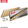 DID Catena trasmissione Moto DID 520ZVMX 112 maglie passo 520 X-RING Oro Rivetto