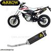 Arrow Scarico YAMAHA WR 125 R / X 2013 2014 ARROW ALU Nero CC THUNDER