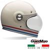 BELL CASCO BELL BULLITT STRIPES PEARL WHITE VINTAGE S B70138