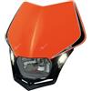Rtech R-MASKARNR009 MASCHERINA PORTA FARO LED UNIVERSALE V-FACE NERO ARANCIO