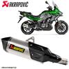 Akrapovic Scarico KAWASAKI KLZ 1000 ABS Versys Tourer Plus 2019-2023 AKRAPOVIC Titanio ...
