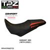 TPZ Italia SUZUKI V-STROM 1000 2014-2019 Rivestimento Sella SVS14PC-3RD-1 TPZ rosso COMF...