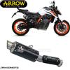 Arrow Scarico KTM 890 DUKE R 2022 2023 ARROW KIT TERMINALI Nichrom Nero GP2