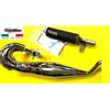 Polini MARMITTA POLINI CROMATA MUFFLER SPORT CICLOMOTORI CIAO BRAVO 200.0132/CR