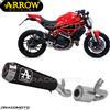 Arrow Scarico DUCATI MONSTER 797 2017 2018 ARROW Nichrom Nero PRO-RACE