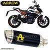 Arrow Silenziatore KTM 125 DUKE 2017 2018 ARROW ALU Nero THUNDER