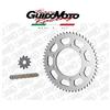 Afam CATENA CORONA PIGNONE TRASMISSIONE APRILIA RX MOTARD 50 DERBI 2006 2017 AFAM 350