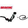 Braking POMPA FRENO RADIALE BRAKING Ø 16 x 19 LEVA SNODATA NERA MOTOCICLI MC6603