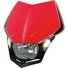 Rtech R-MASKRSNR009 MASCHERINA PORTA FARO LED UNIVERSALE V-FACE NERO ROSSO