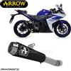 Arrow Scarico YAMAHA YZF R3 2017 ARROW Nichrom Nero PRO-RACE