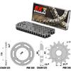 PBR HONDA XL-V TRANSALP (PD06) 600 1989-2000 catena corona pignone kit 525 PBR EK...