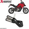 Akrapovic Scarico DUCATI MULTISTRADA V2 950 S ABS 2022-2024 AKRAPOVIC Titanio S-D9SO18-...
