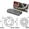 PBR KAWASAKI KLV 1000 2004-2005 catena corona pignone kit 525 PBR EK1696G