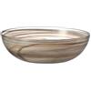 Leonardo Alabastro 031129 - Ciotola in vetro con design profondo, realizzata a mano, in beige, 9 x 28 x 28 cm (A x L x P)