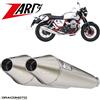 ZARD V7 CAFE RACER MOTO GUZZI 2009 2010 ZARD Scarico CONICAL RC ZMG075S10SSR