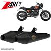 ZARD V7 STONE MOTO GUZZI 2016 2017 ZARD Scarico CONICAL Nero RC ZMG076S10SSR-B