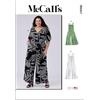 Mc Call MCCALLS M8457A - Tuta e fascia da donna, vestibilità ampia, taglia A (S-M-L-XL-XXL)