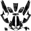 TNT CARENE NERO LUCIDO 13 PEZZI SCOOTER GILERA 50 125 180 RUNNER TNT 366311