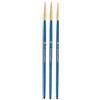 Royal & Langnickel Royal Brush Gold Taklon, Set di pennelli, 3 Pezzi