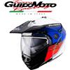 Caberg CASCO MOTO CABERG TOURMAX M TITANIO BIANCO BLU ROSSO D1704