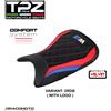 TPZ Italia BMW M 1000 R 2022-2025 Rivestimento Sella BMM1KRLC-2RDB-1 TPZ rosso / blu COM...