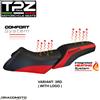 TPZ Italia BMW R 1200 RT 2006-2013 Rivestimento Sella BR12RTRC-3RD-3-HS TPZ rosso HEATIN...