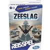 Hasbro Gaming Gioco di viaggio di battaglia navale, facile da trasportare, gioco per 2 giocatori, gioco di viaggio per bambini - Versione olandese