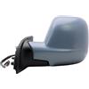LONGLING Specchio Esterno Sinistro Elettrico e Riscaldato Richiudibile Elettronicamente Coperchio Primerizzato per Citroen Berlingo Peugeot Partner Opel Combo Toyota ProAce City 2016-2024 Fiat Doblo 2022-2024