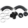 Yuanpgky Kit condotto riscaldatore da 60 mm con pezzo a Y, presa d'aria calda e clip per tubo flessibile per riscaldatori Eberspacher, per riscaldatori Webasto e Propex