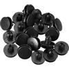 VekAuto Clip Di Fissaggio Parafango Nero 20 Pz Per Honda Plastica | Lunghezza Totale 13.5mm, Asta 10mm, Diametro 20mm, Foro 8mm. OE 91501TR0003. Resistente All'Usura, Facile Installazione.